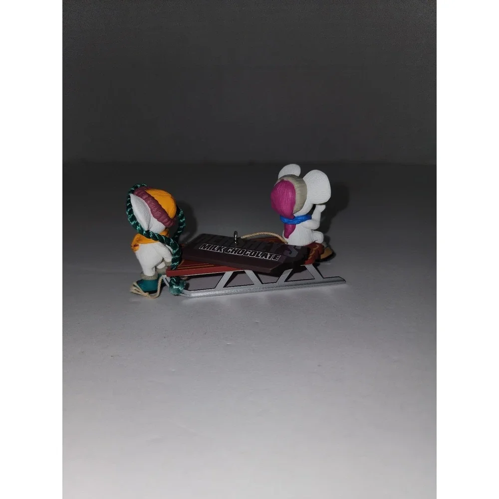 Hallmark Keepsake Ornament Time for A Treat Mice Hershey 1996‎